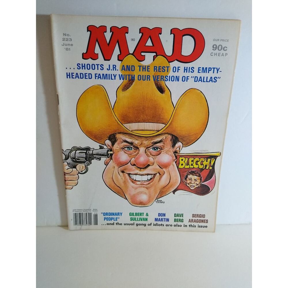 MAD Magazine #223 Mad Mag Comic Book June 1981 Dallas TV Show Ordinary People